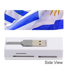 Uruguay Flags Waving Memory Card Reader (stick) by dflcprintsclothing