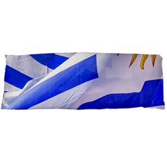 Uruguay Flags Waving Body Pillow Case (dakimakura) by dflcprintsclothing