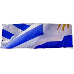 Uruguay Flags Waving Body Pillow Case Dakimakura (two Sides) by dflcprintsclothing