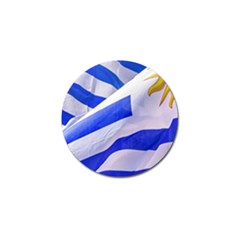 Uruguay Flags Waving Golf Ball Marker (10 Pack) by dflcprintsclothing