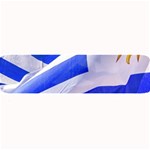 Uruguay Flags Waving Large Bar Mats 32 x8.5  Bar Mat