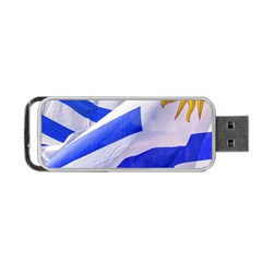 Uruguay Flags Waving Portable Usb Flash (two Sides) by dflcprintsclothing