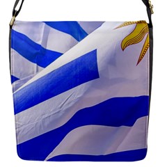 Uruguay Flags Waving Flap Closure Messenger Bag (s) by dflcprintsclothing