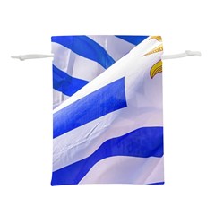 Uruguay Flags Waving Lightweight Drawstring Pouch (m) by dflcprintsclothing