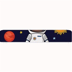 Boy Spaceman Space Rocket Ufo Planets Stars Small Bar Mats by Vaneshart