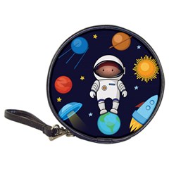 Boy Spaceman Space Rocket Ufo Planets Stars Classic 20-cd Wallets by Vaneshart