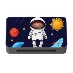 Boy Spaceman Space Rocket Ufo Planets Stars Memory Card Reader With Cf by Vaneshart