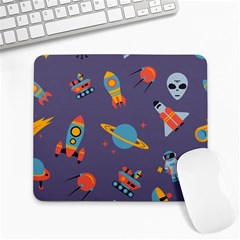 Space Seamless Pattern Large Mousepads