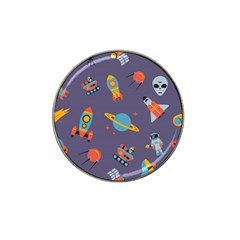 Space Seamless Pattern Hat Clip Ball Marker (10 pack)