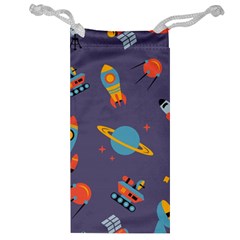 Space Seamless Pattern Jewelry Bag