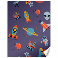 Space Seamless Pattern Canvas 12  x 16 