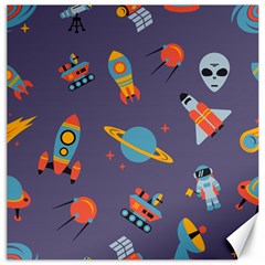 Space Seamless Pattern Canvas 16  x 16 