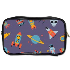 Space Seamless Pattern Toiletries Bag (Two Sides)