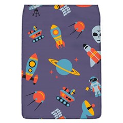 Space Seamless Pattern Removable Flap Cover (L)