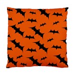 Halloween Card With Bats Flying Pattern Standard Cushion Case (One Side) Front