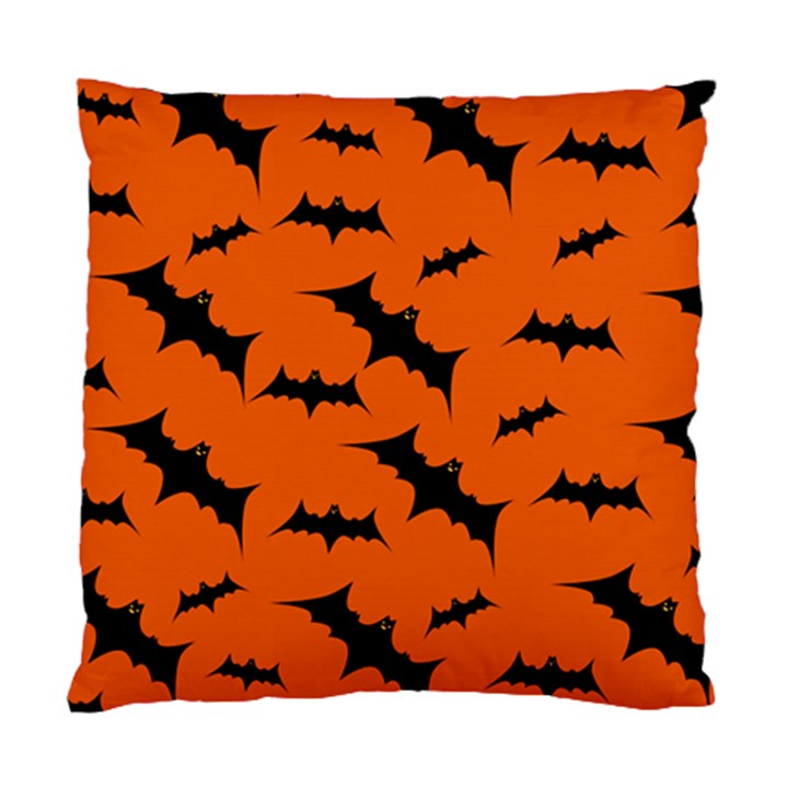 Halloween Card With Bats Flying Pattern Standard Cushion Case (One Side)