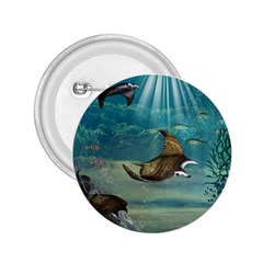 Awesome Steampunk Manta Rays 2 25  Buttons by FantasyWorld7