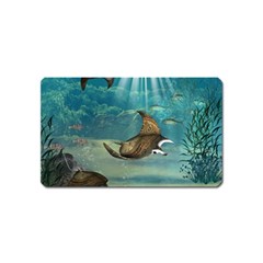 Awesome Steampunk Manta Rays Magnet (name Card) by FantasyWorld7