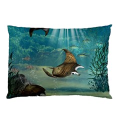 Awesome Steampunk Manta Rays Pillow Case (two Sides) by FantasyWorld7