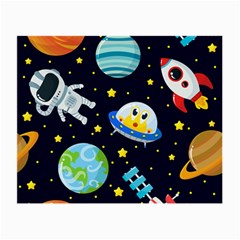 Space Seamless Pattern Small Glasses Cloth by Vaneshart