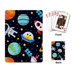 Space Seamless Pattern Playing Cards Single Design (rectangle) by Vaneshart