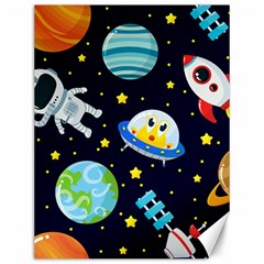 Space Seamless Pattern Canvas 12  X 16  by Vaneshart