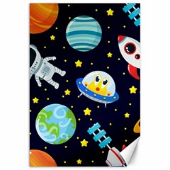 Space Seamless Pattern Canvas 20  X 30  by Vaneshart