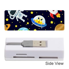 Space Seamless Pattern Memory Card Reader (stick) by Vaneshart