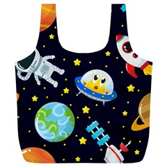 Space Seamless Pattern Full Print Recycle Bag (xl) by Vaneshart