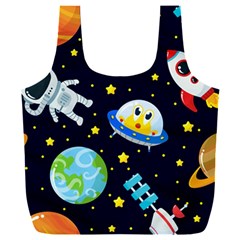 Space Seamless Pattern Full Print Recycle Bag (xxl) by Vaneshart