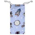 Seamless Pattern With Space Theme Jewelry Bag Front