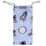 Seamless Pattern With Space Theme Jewelry Bag Back