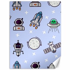 Seamless Pattern With Space Theme Canvas 36  X 48  by Vaneshart