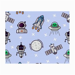 Seamless Pattern With Space Theme Small Glasses Cloth (2 Sides) by Vaneshart