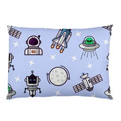 Seamless Pattern With Space Theme Pillow Case (two Sides) by Vaneshart