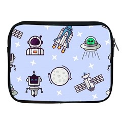 Seamless Pattern With Space Theme Apple Ipad 2/3/4 Zipper Cases by Vaneshart