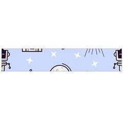 Seamless Pattern With Space Theme Large Flano Scarf  by Vaneshart