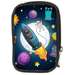 Spaceship Astronaut Space Compact Camera Leather Case by Vaneshart