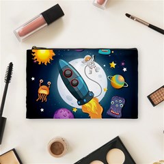 Spaceship Astronaut Space Cosmetic Bag (medium) by Vaneshart