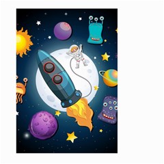 Spaceship Astronaut Space Large Garden Flag (two Sides) by Vaneshart