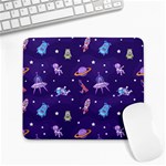 Space Seamless Pattern Large Mousepads Front