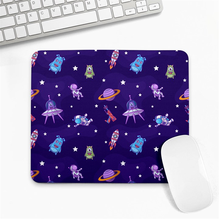 Space Seamless Pattern Large Mousepads