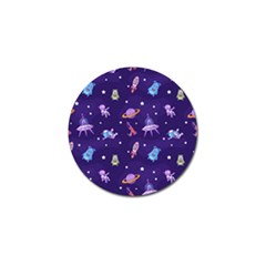 Space Seamless Pattern Golf Ball Marker by Vaneshart