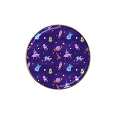 Space Seamless Pattern Hat Clip Ball Marker (4 Pack) by Vaneshart