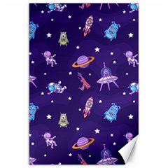 Space Seamless Pattern Canvas 20  X 30  by Vaneshart