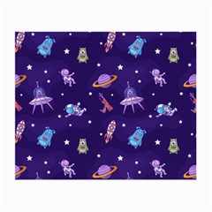 Space Seamless Pattern Small Glasses Cloth (2 Sides) by Vaneshart