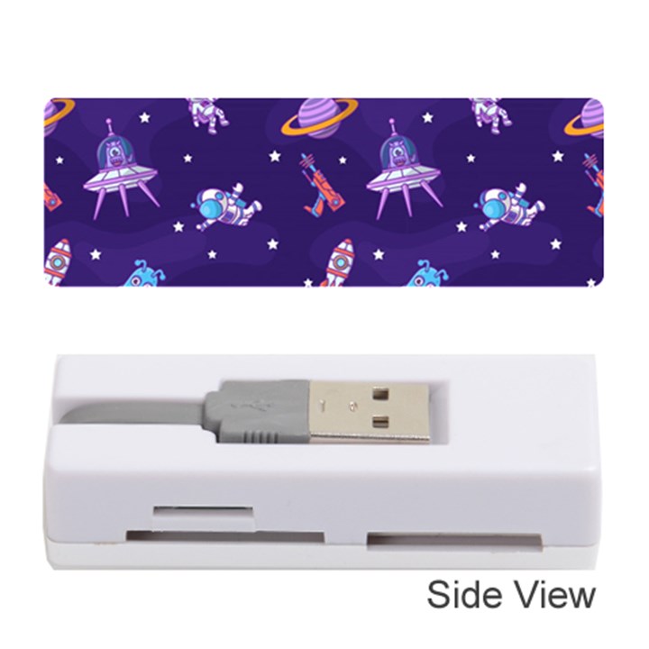 Space Seamless Pattern Memory Card Reader (Stick)