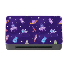 Space Seamless Pattern Memory Card Reader With Cf by Vaneshart