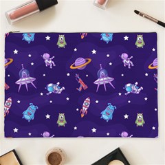 Space Seamless Pattern Cosmetic Bag (xxl) by Vaneshart