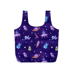 Space Seamless Pattern Full Print Recycle Bag (s) by Vaneshart